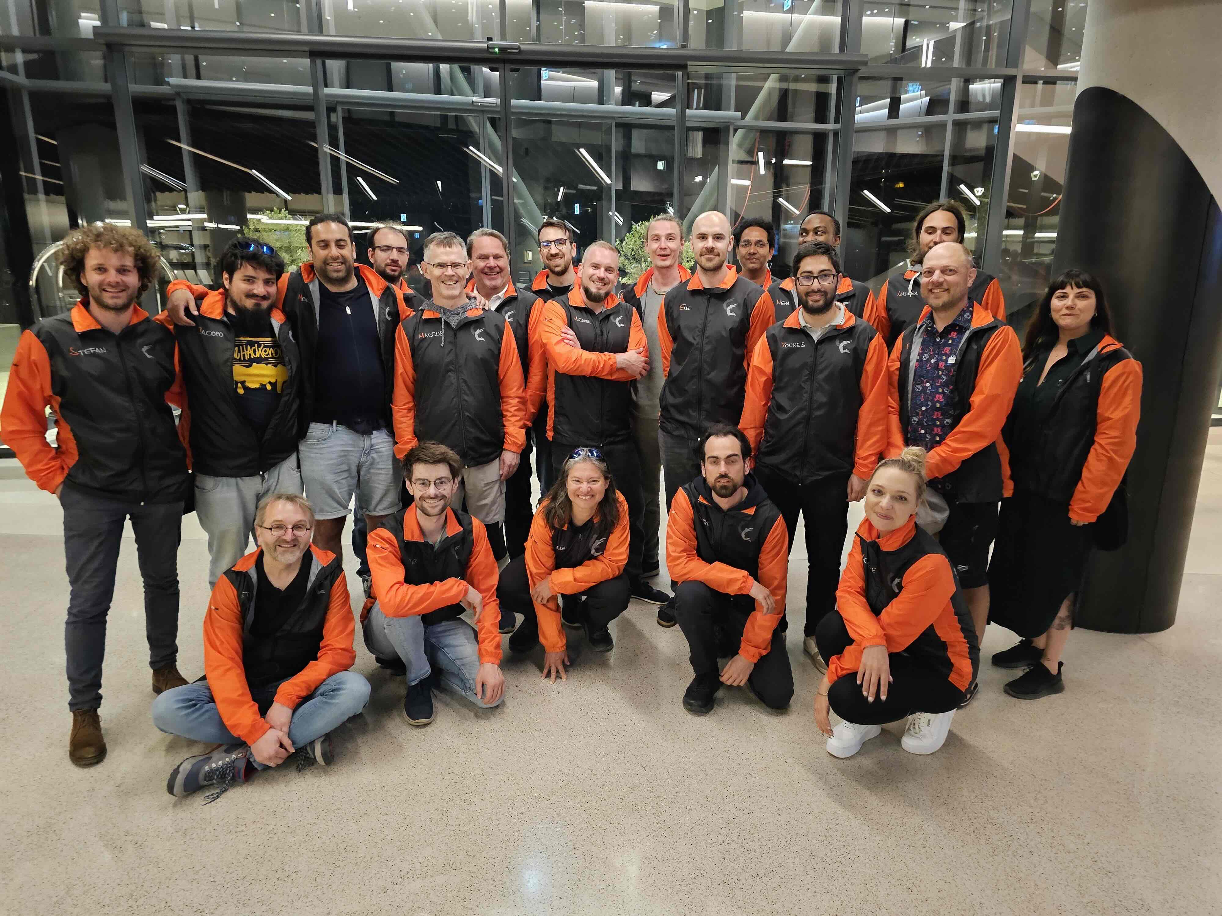 Owner and workers